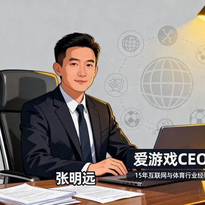 爱游戏CEO张明远，拥有15年互联网与体育行业经验
